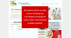 Desktop Screenshot of petvacations.in